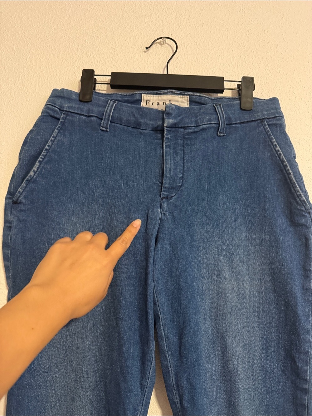 Frank & Eileen Wicklow Italian Denim Crop - Picture 3 of 7